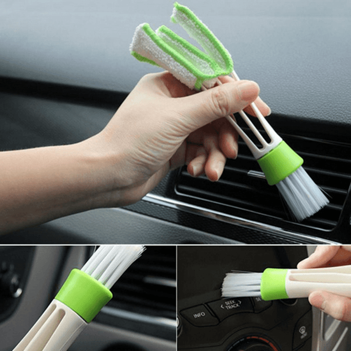 Car Brush Interior Cleaning Tools Air Conditioning Outlet Keyboard Dead Angle Gap Cleaning Brushes - MRSLM