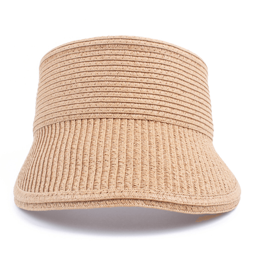 Women Outdoor Breathable Foldable Straw Hat - MRSLM