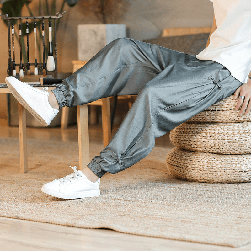 Chinese Style Men'S Casual Pants - MRSLM