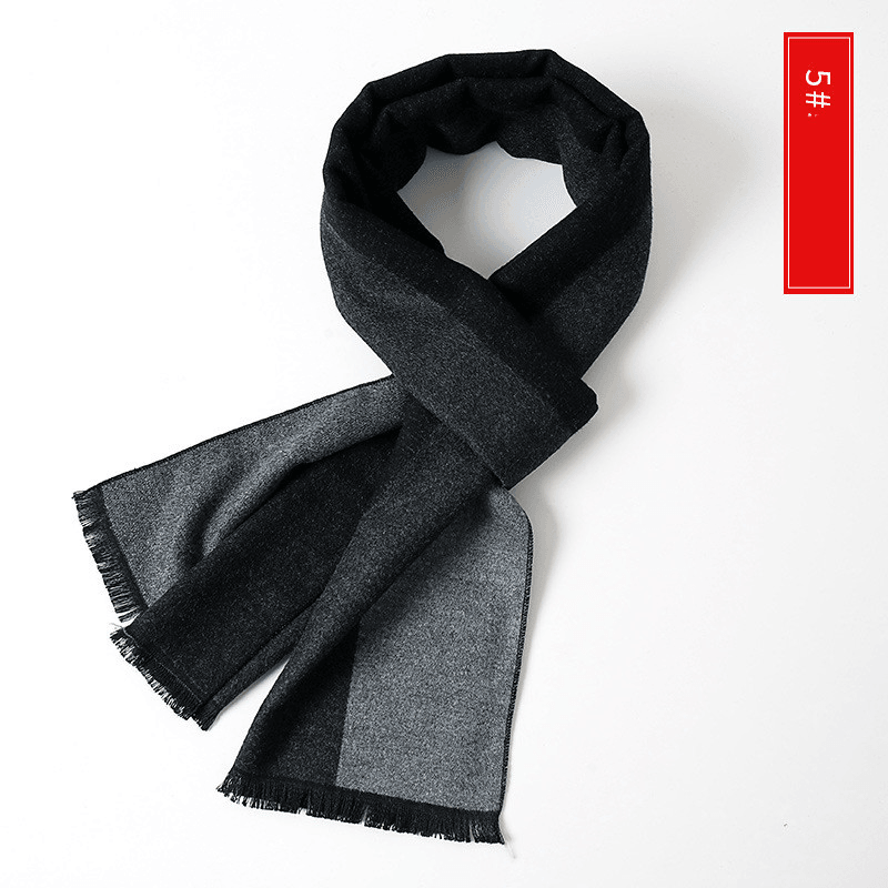 Men'S Extended Cashmere All-Match Warm Scarf - MRSLM