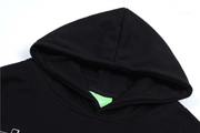 men's cross print hooded sweatshirt, view 2 - MRSLM