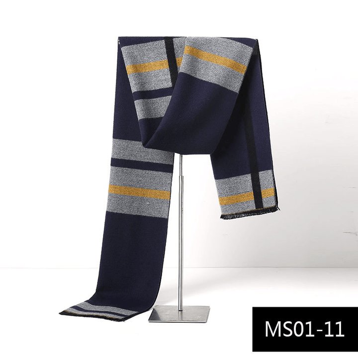 Men'S Autumn and Winter Cashmere Warm Scarf - MRSLM