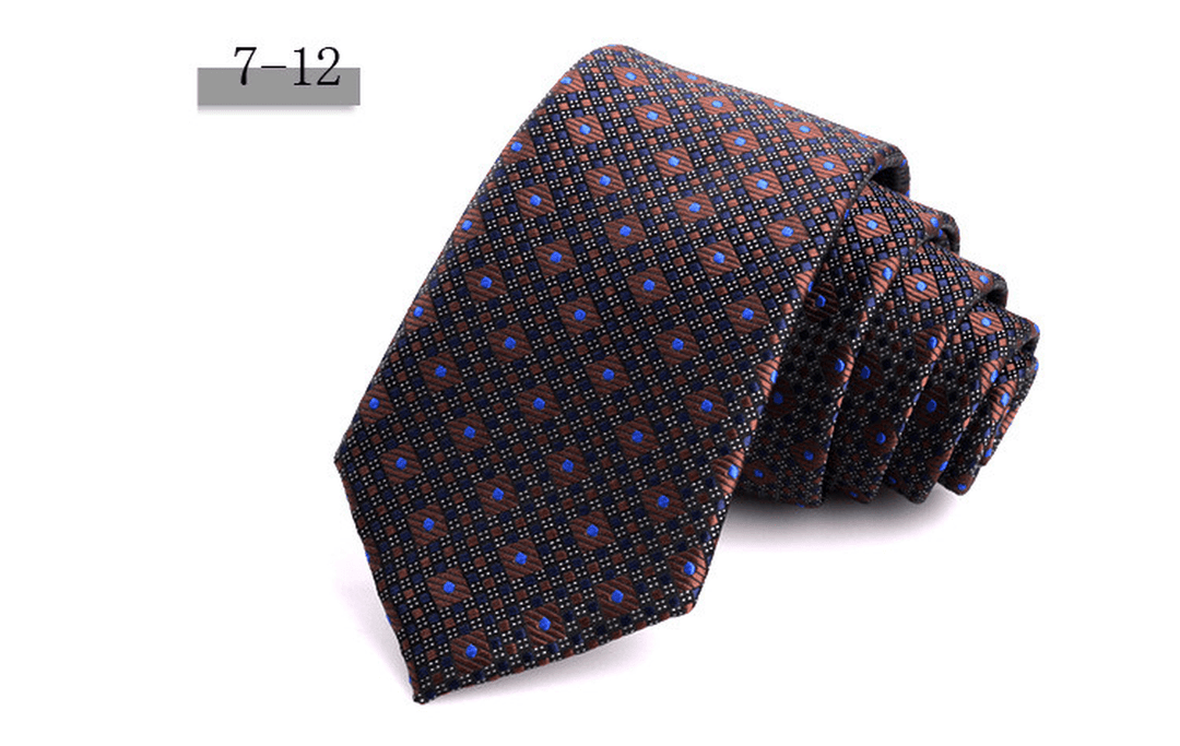 New Men'S 7Cm Striped Business Formal Tie - MRSLM