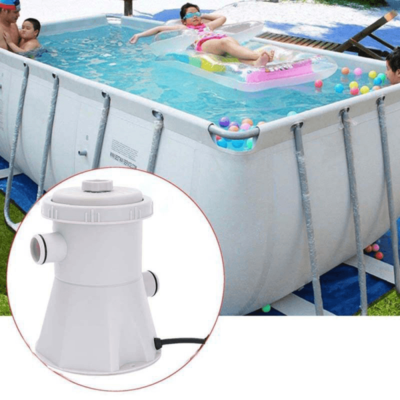 530 Gallon Swimming Pool Filter Pump Inflatable Pool Water Cleaning Tool Summer Bath Pools Accessories - MRSLM