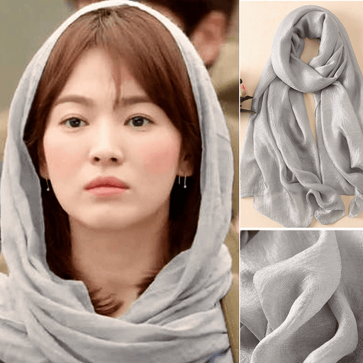 Women's thin polyester scarf - MRSLM