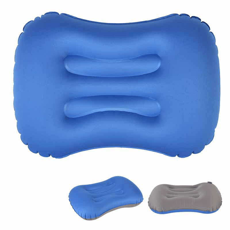 Ipree® Outdoor Travel Air Inflatable Pillow Sleep Headrest Neck Massage Folding Cushion - MRSLM