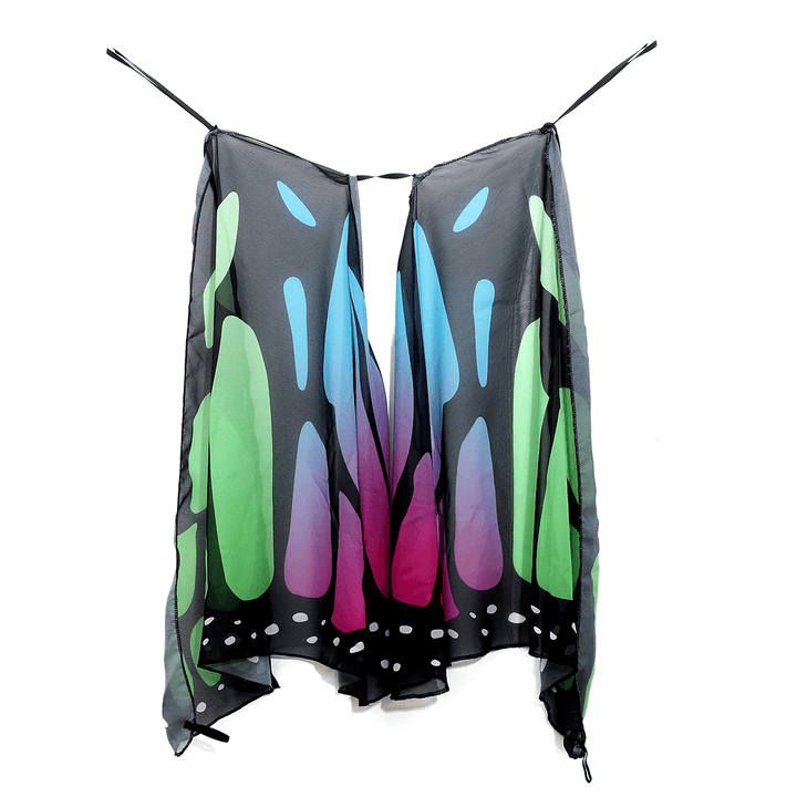 Honana WX-90 Butterfly Wing Bohemian Chiffon Beach Towel Women Shawl Skirt Tapestry - MRSLM
