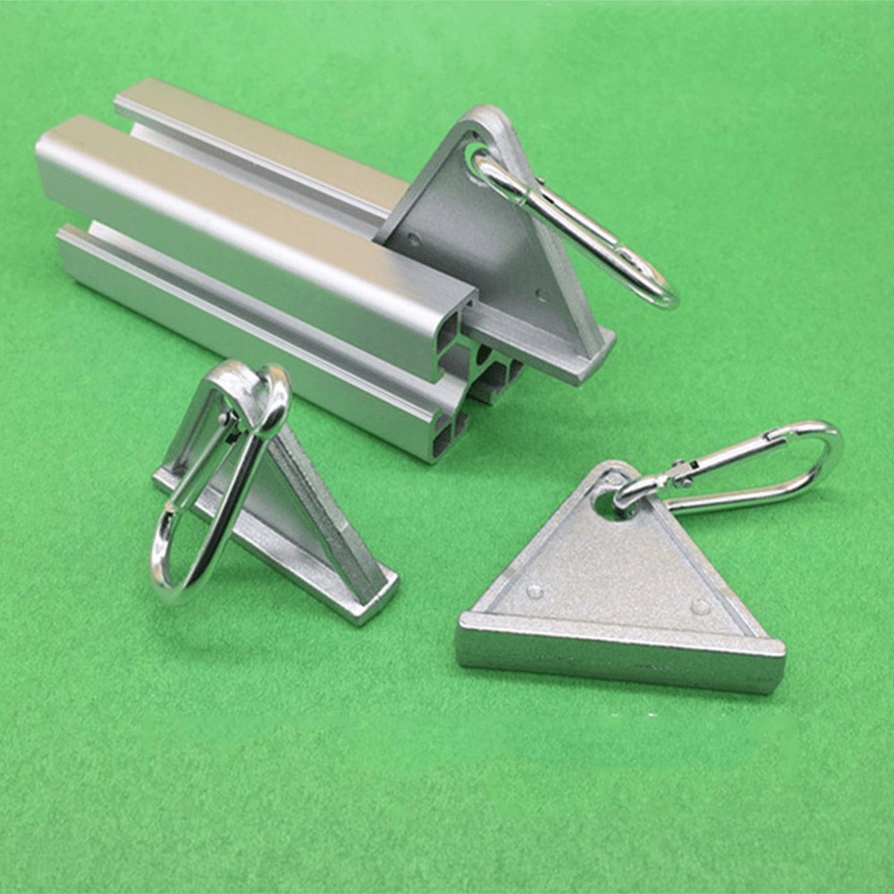 Suleve™ AH20 20Mm×20Mm Aluminum Metal Hook Clip Clamp for Aluminum Extrusion 2020 Aluminum Profile - MRSLM