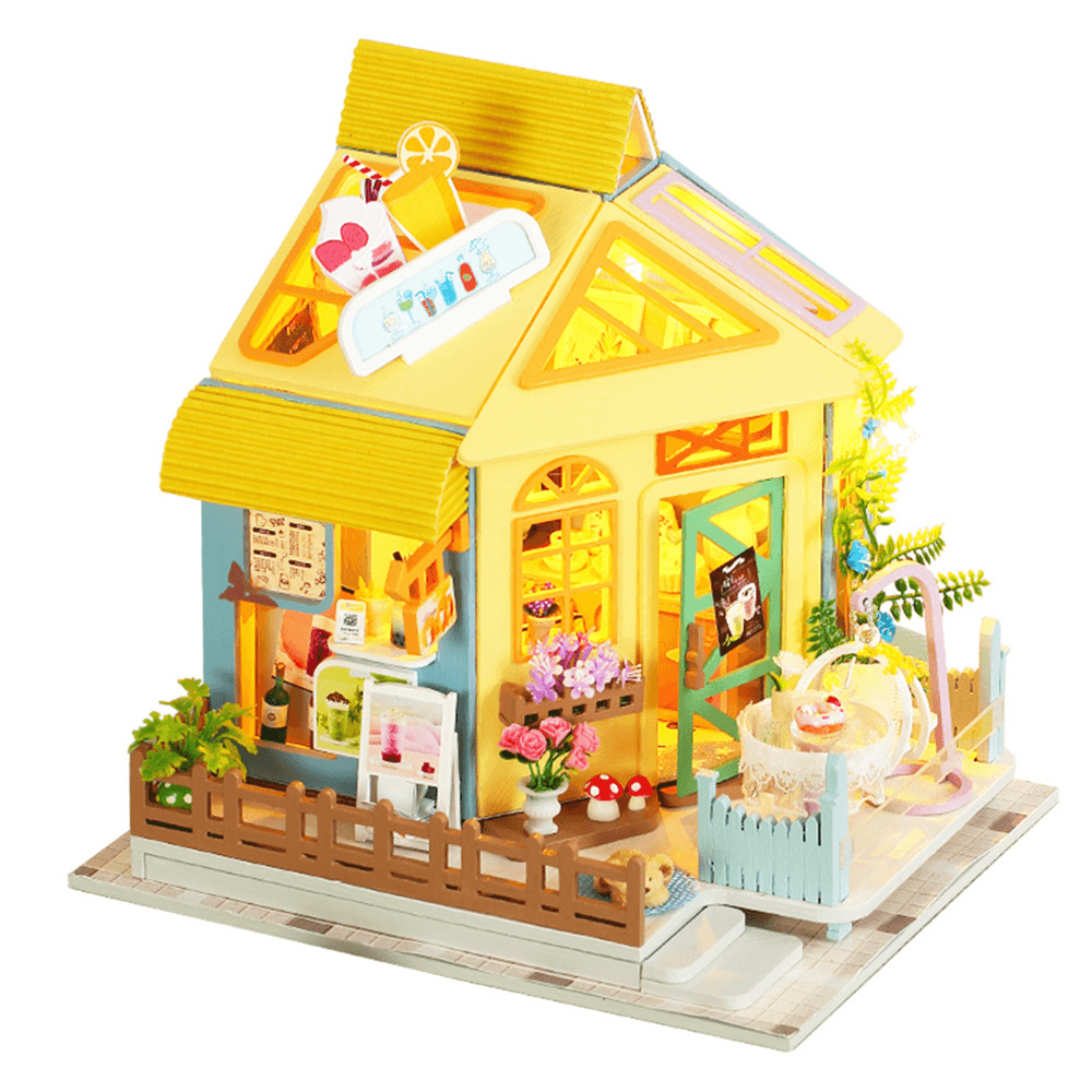 Iie Create K-061/K-062 Hand-Assembled Doll House Model Toys for Girlfriends and Children Decoration with Furniture and Dust Cover Indoor Toys - MRSLM