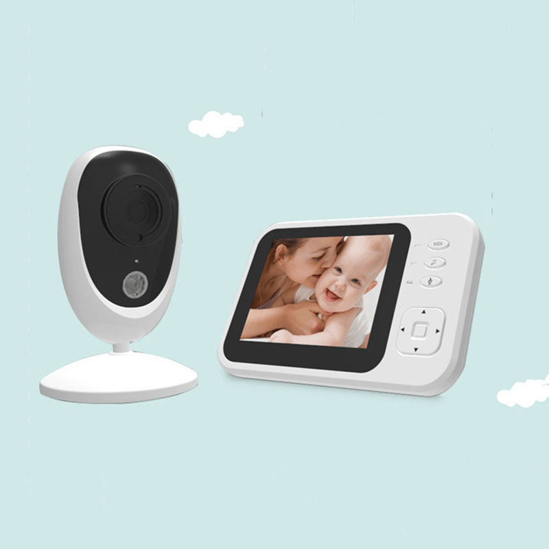 Wifi Baby Monitor with Camera Video Baby Sleeping Nanny Audio Night Vision Home Security Babyphone Camera - MRSLM