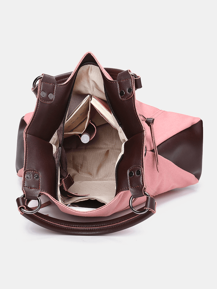 Women Men Multifunction Canvas Crossbody Bag Backpack - MRSLM