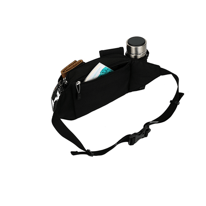 Men Waterproof Waist Pack Outdoor Sport Travel Bag Crossbody Bag - MRSLM