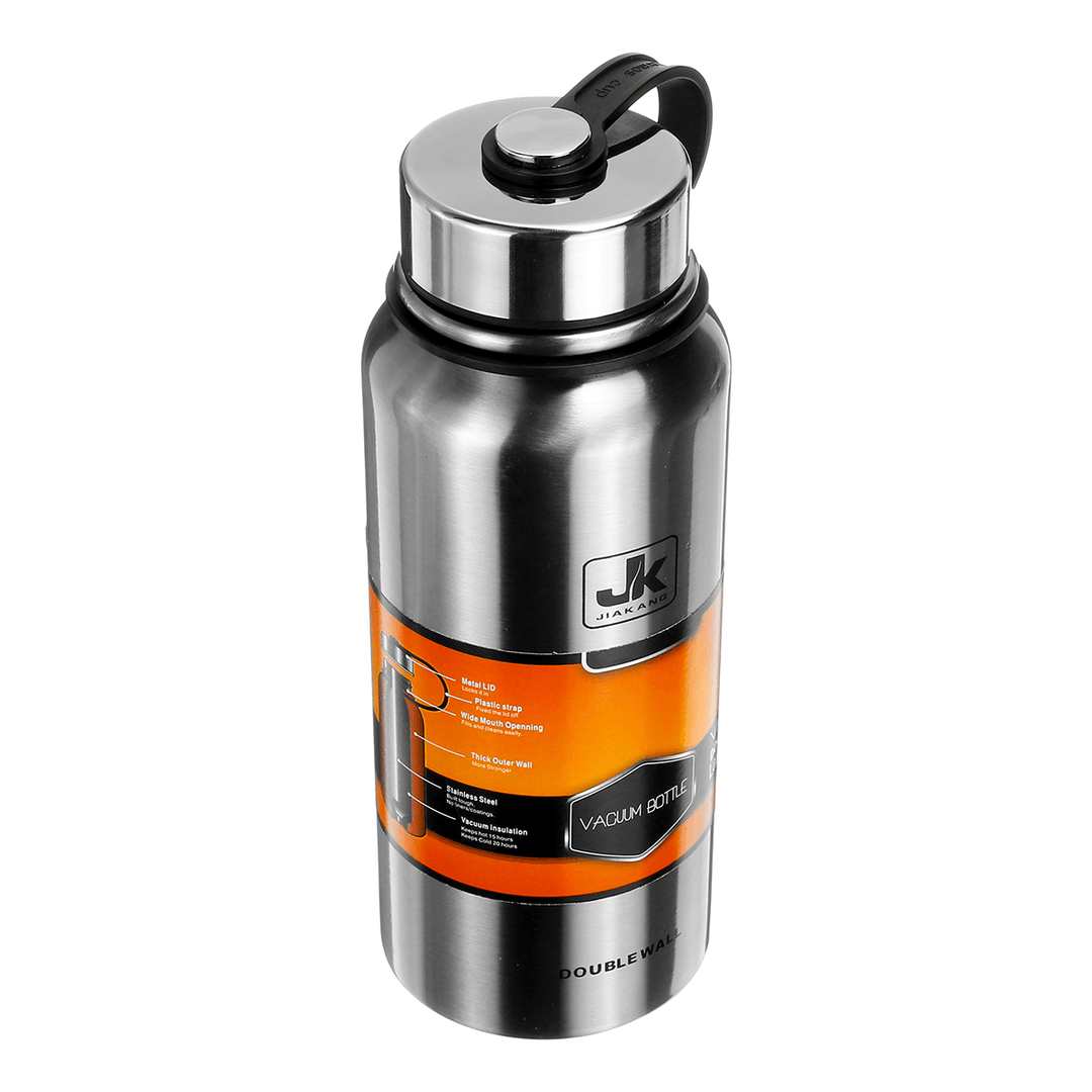 800Ml Portable Insulated Vacuum Cup Stainless Steel Thermos Water Bottle Outdoor Sports Kettle - MRSLM