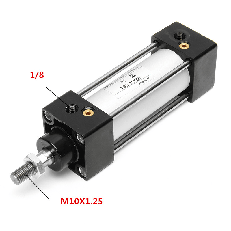 Sc32X50 32Mm Bore 50Mm Stroke Double Acting Pneumatic Air Cylinder - MRSLM