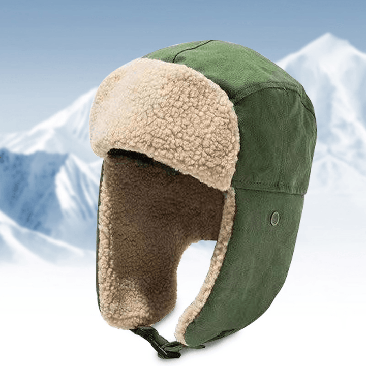 Warm Pilot Locomotive Winter Ear Protection Hat Cotton - MRSLM