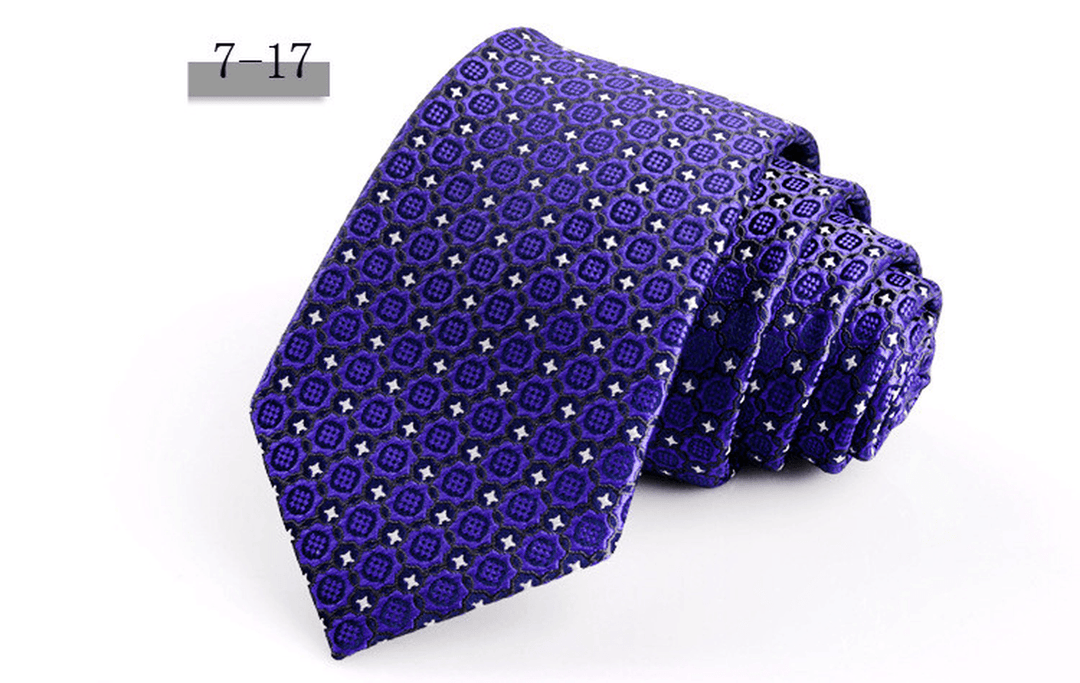 New Men'S 7Cm Striped Business Formal Tie - MRSLM