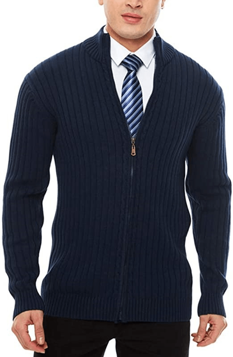 Suit Collar Cardigan Knitted Sweater Coat - MRSLM