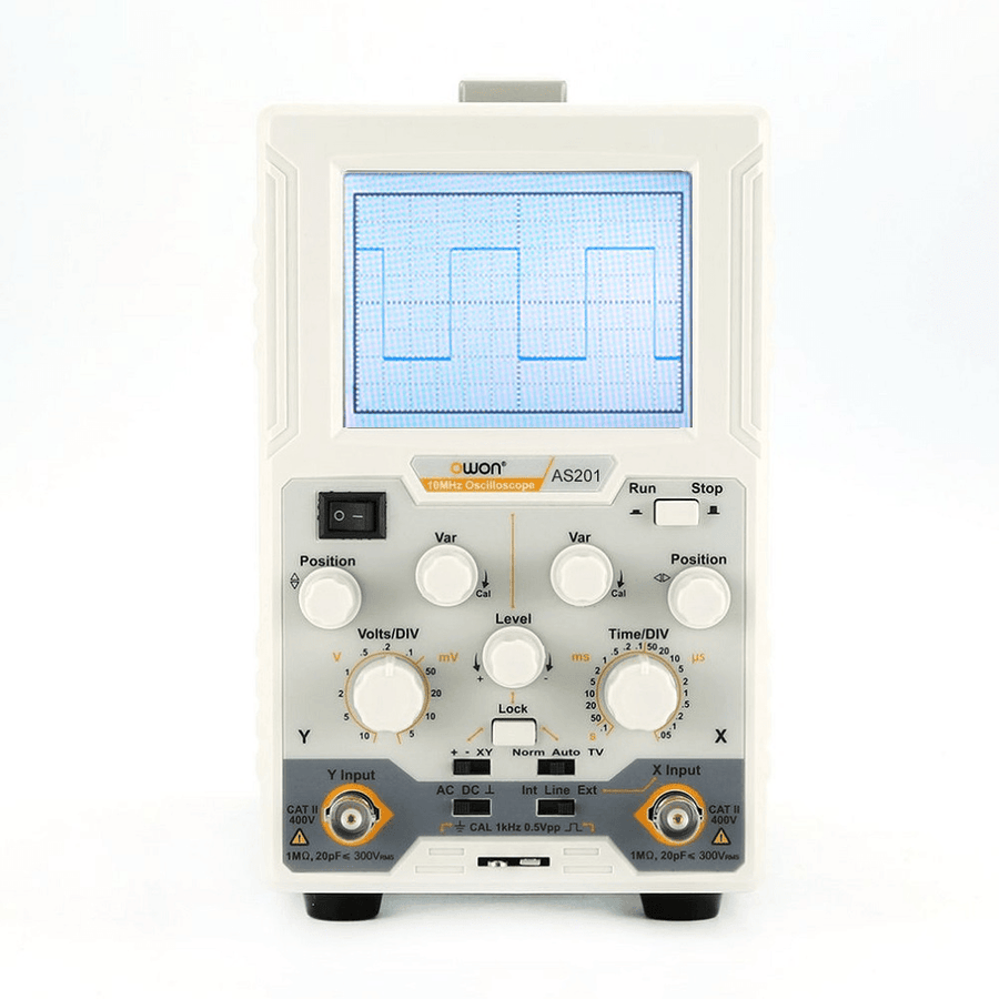 OWON AS201 Digital Oscillosopce Benchtop 1 Channel 100Ms/S Portable 20MHZ Osciloscopce - MRSLM