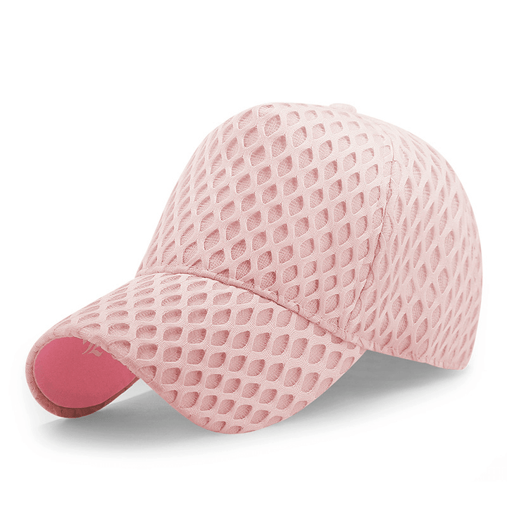 Long Tongue Hat Men Summer Hollow Mesh - MRSLM