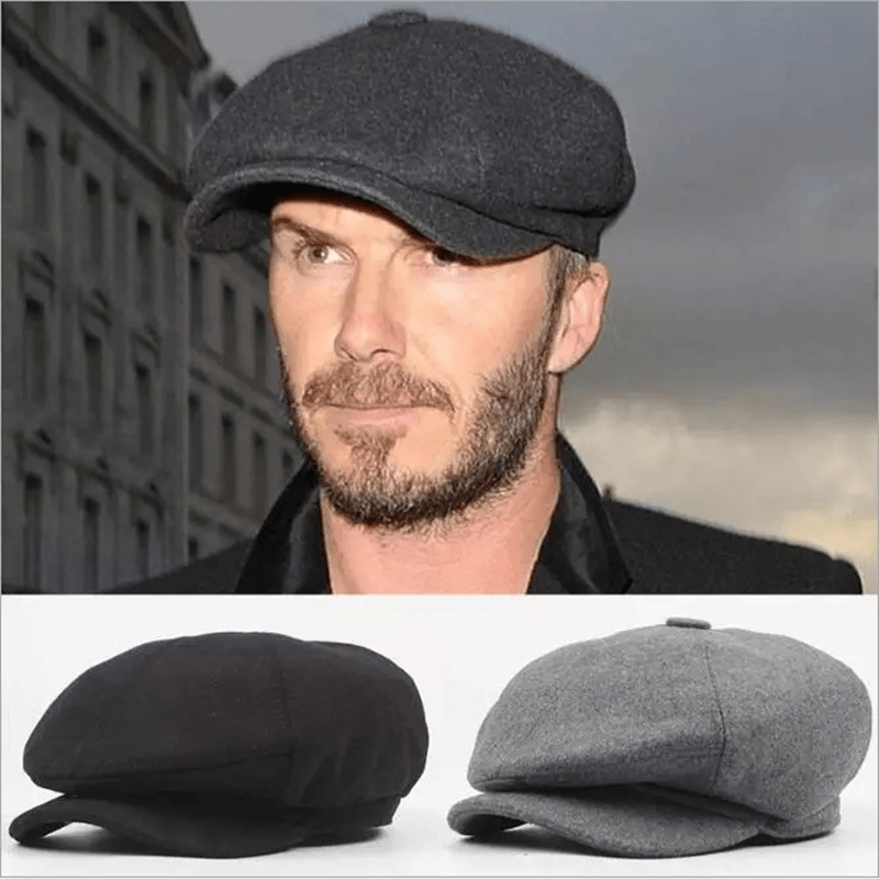 Casual Woolen Cloth British Men'S Beret Octagonal - MRSLM