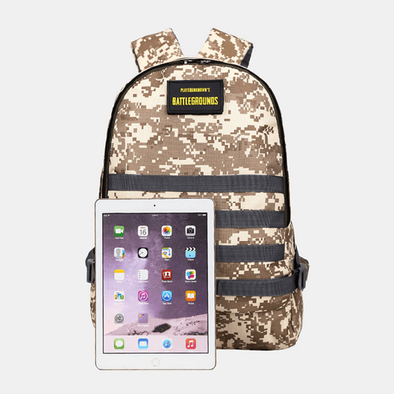 Unisex Camouflage Oxford Cloth Student School Bag Fashion Game Trend Backpack - MRSLM