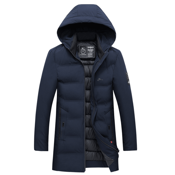 Thick Mid-Length down Padded Jacket Men'S Loose Jacket - MRSLM