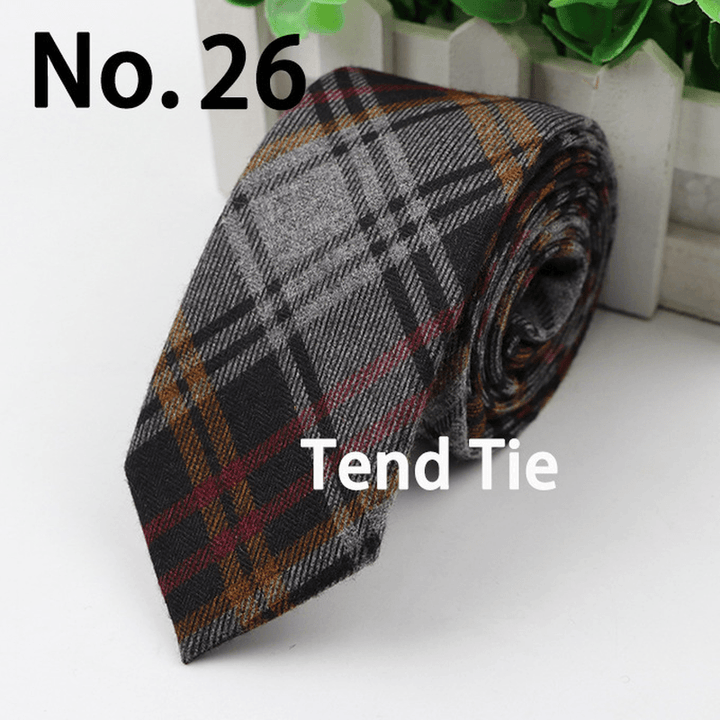 Men'S Tie New Ultra-Narrow Wool Elegant Atmosphere - MRSLM