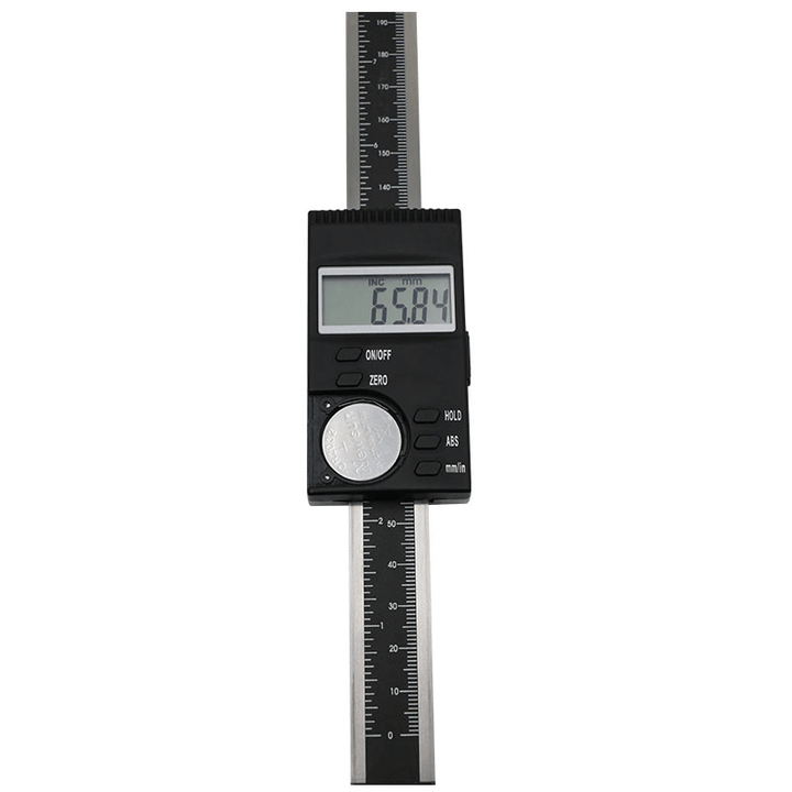 0-300Mm Vertical Type Digital Stainless Steel Linear Scale Ruler Measuring Instrument Tools Vertical Ruler - MRSLM