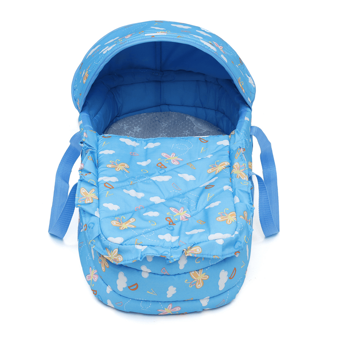 Portable Newborn Baby Infant Moses Basket Bed Baby Cradle Bassinet Travel Comfortable - MRSLM