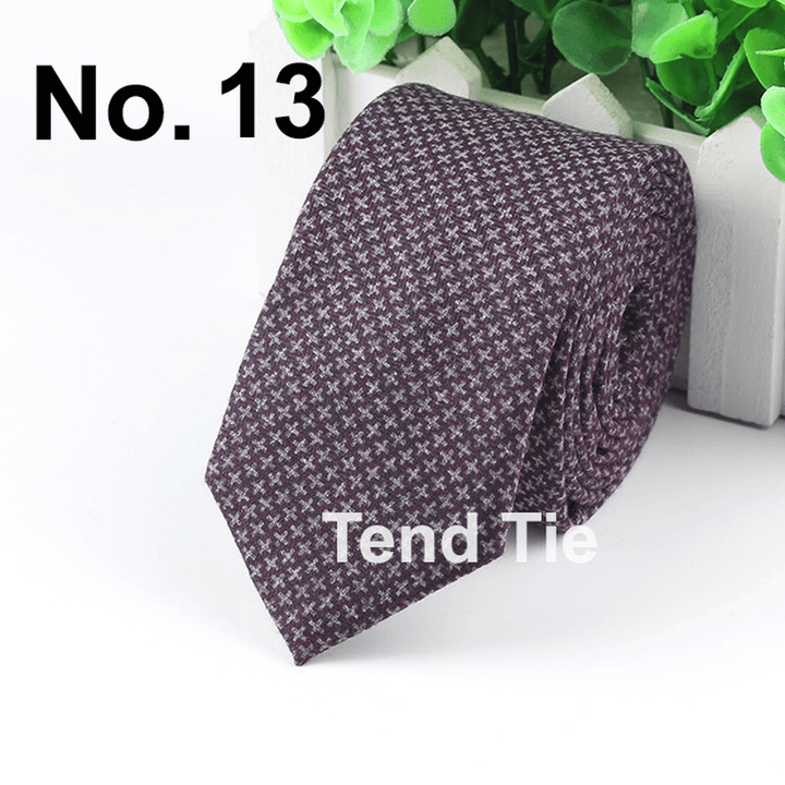 Men'S Tie New Ultra-Narrow Wool Elegant Atmosphere - MRSLM