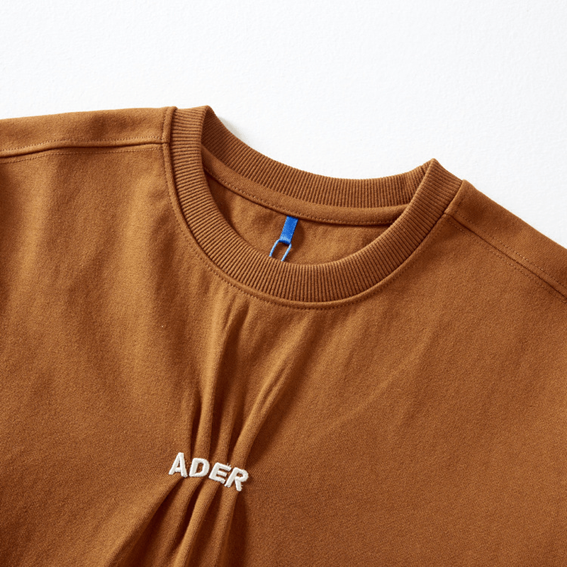 loose zip sweatshirt with chest embroidery, view 3 - MRSLM