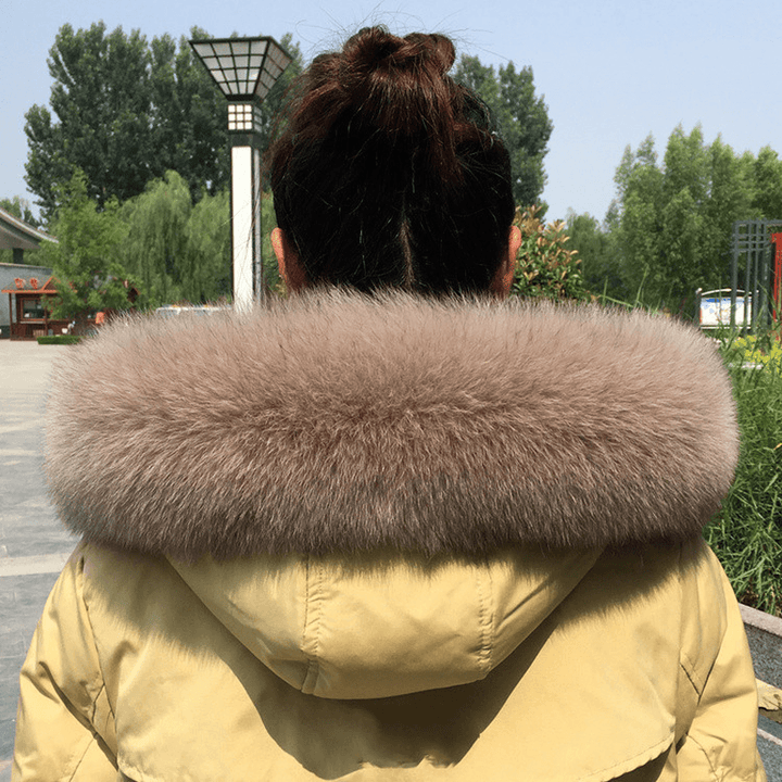 Collar Real Fur Men and Women Autumn and Winter Scarf Neck - MRSLM