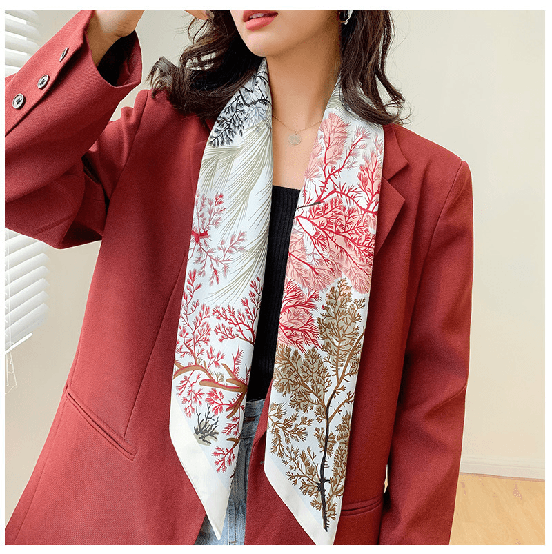 Twill Silk Fashion Scarf Decoration Scarf - MRSLM