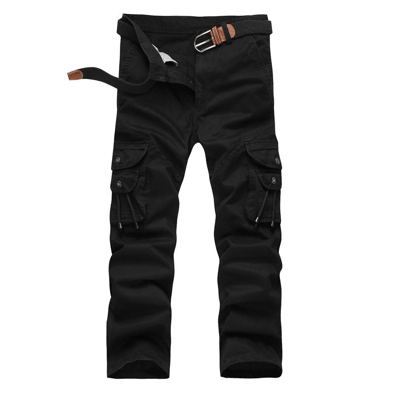 men's loose multi-pocket cargo trousers, view 3 - MRSLM