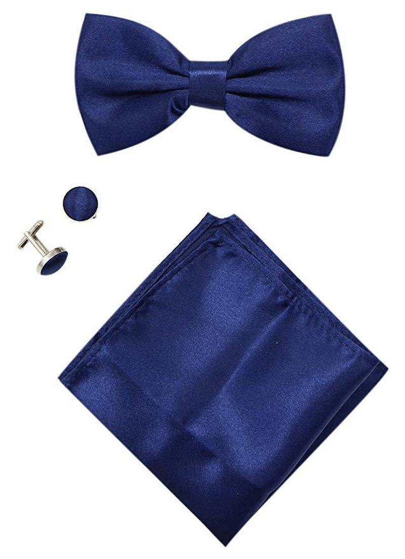 Men'S Scarf and Bow Tie Three-Piece Suit - MRSLM