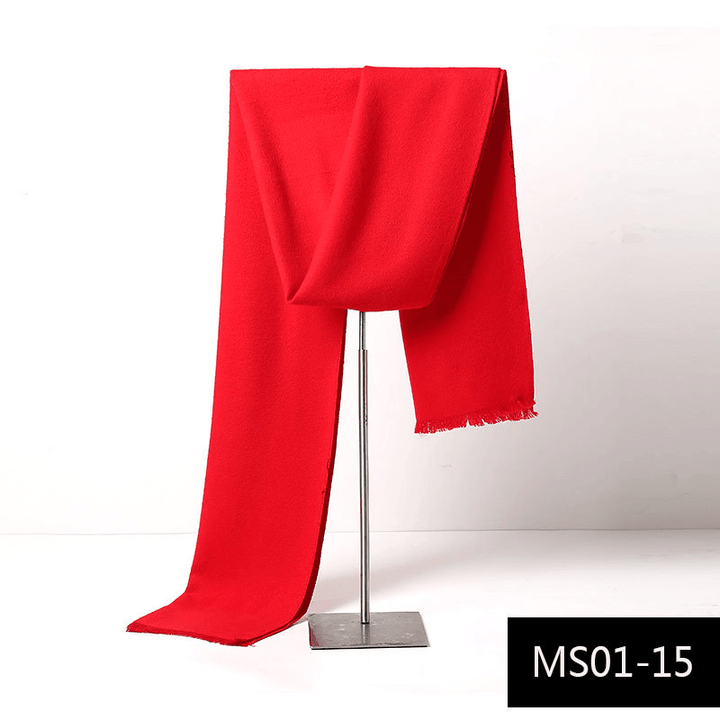 Men'S Autumn and Winter Cashmere Warm Scarf - MRSLM