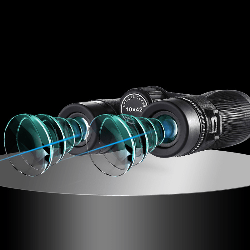 MAIFENG 10X42 Binoculars Military HD High Power Telescope BAK4 Eyepiece Professional Outdoor Hunting Telescopes - MRSLM