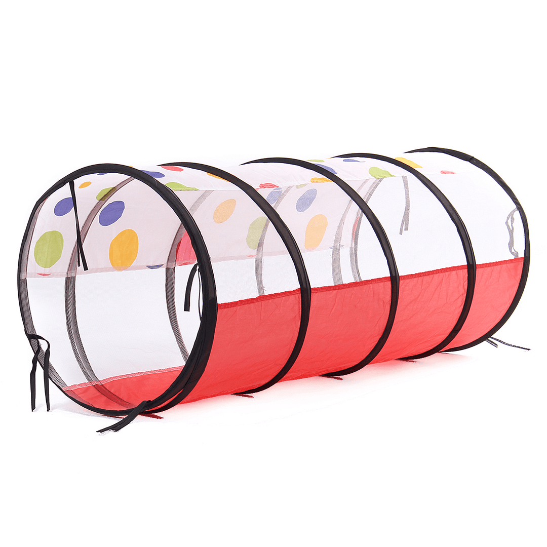 Foldable Baby Game House Tent for Kids Children Plastic Toy House Inflatable Game Tent Yard Ball Pool Chilren'S Crawl Tunnel - MRSLM