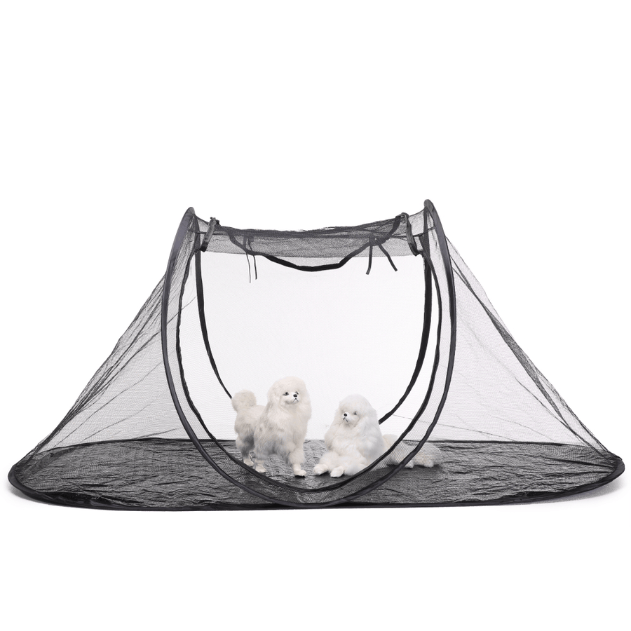 Pet Tent Cat Dog Playpen Feline Fun House Portable Exercise Tent with Carry Bag - MRSLM