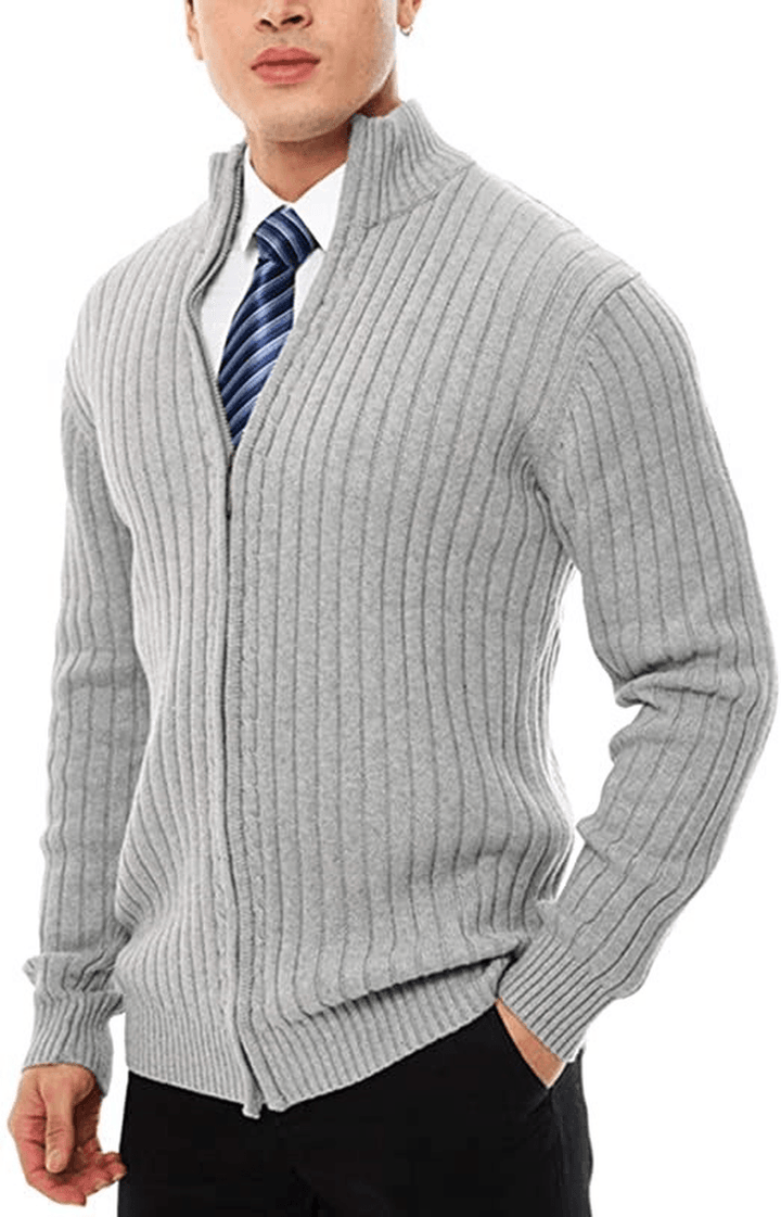 Suit Collar Cardigan Knitted Sweater Coat - MRSLM