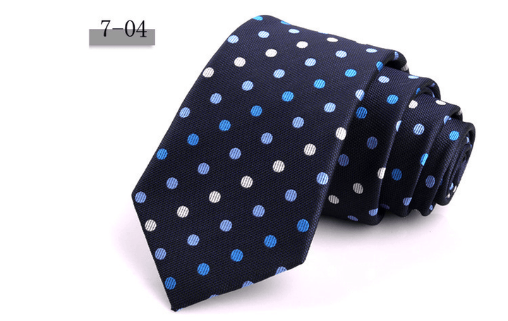 New Men'S 7Cm Striped Business Formal Tie - MRSLM