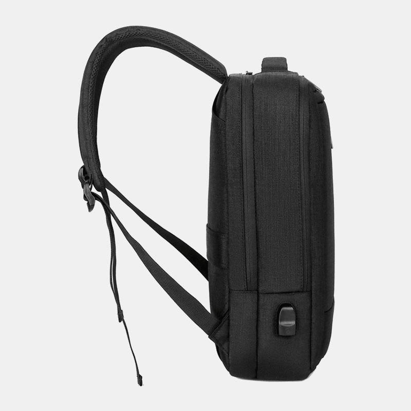 Men Oxford 15.6 Inch Laptop USB Charging Laptop Bag Backpack - MRSLM