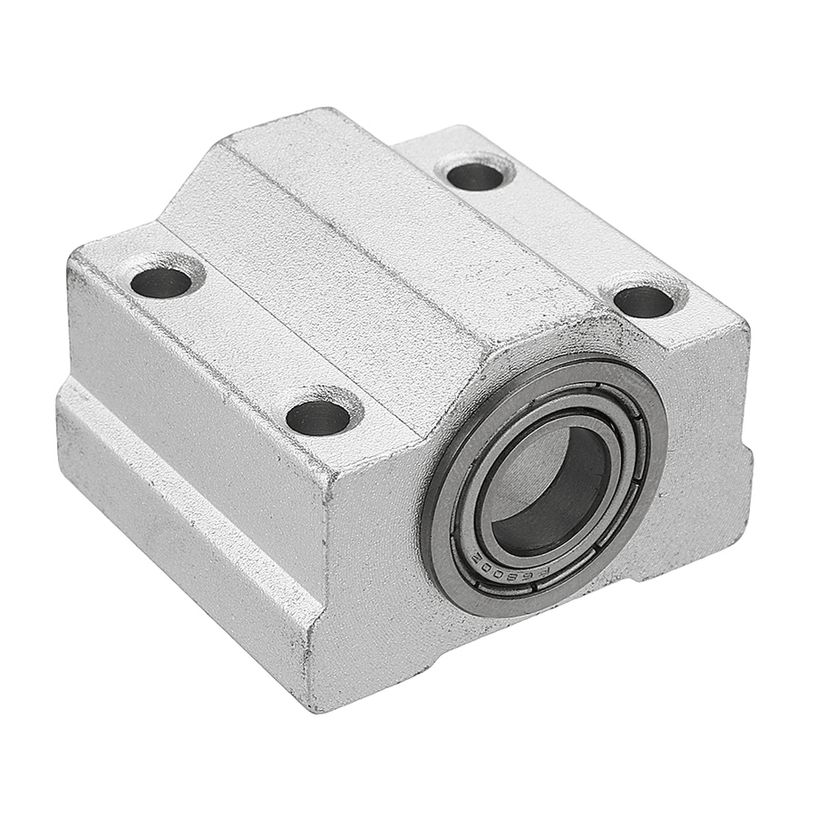 Machifit 10Mm Slide Bushing Block with 2 Bearings for No Power Spindle Assembly Small Lathe Accessories - MRSLM