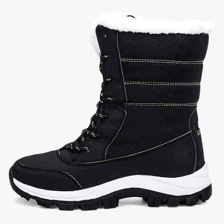 Winter Warm Plush Lining Casual Mid-Calf Snow Boots - MRSLM