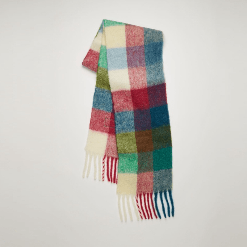 Scarf Women Color Thick Plaid Rough Flow - MRSLM