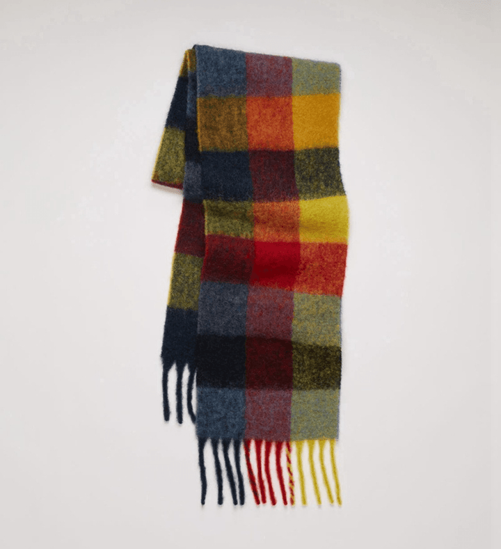 Scarf Women Color Thick Plaid Rough Flow - MRSLM