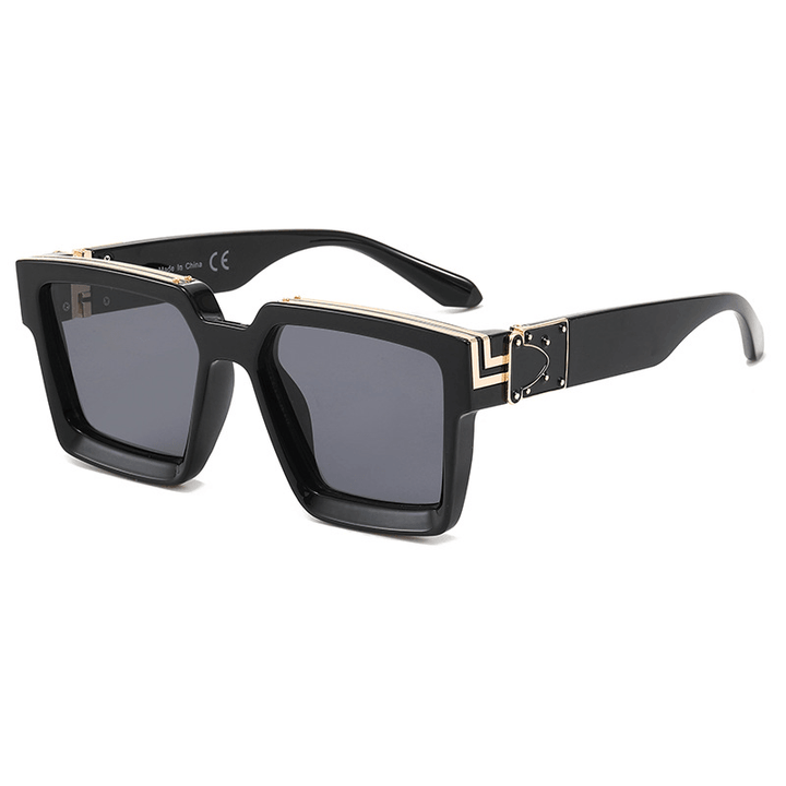 Quare Frame Sunglasses Ladies Fashion Street Shot - MRSLM