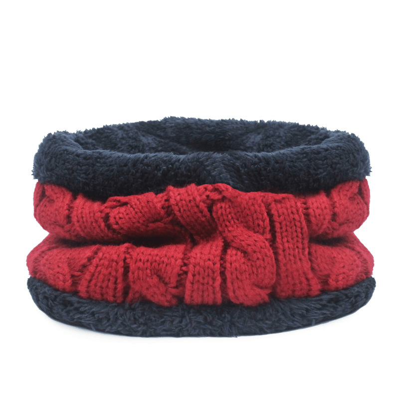 Autumn Winter Hats and Scarves for Men and Women with Velvet Thick - MRSLM