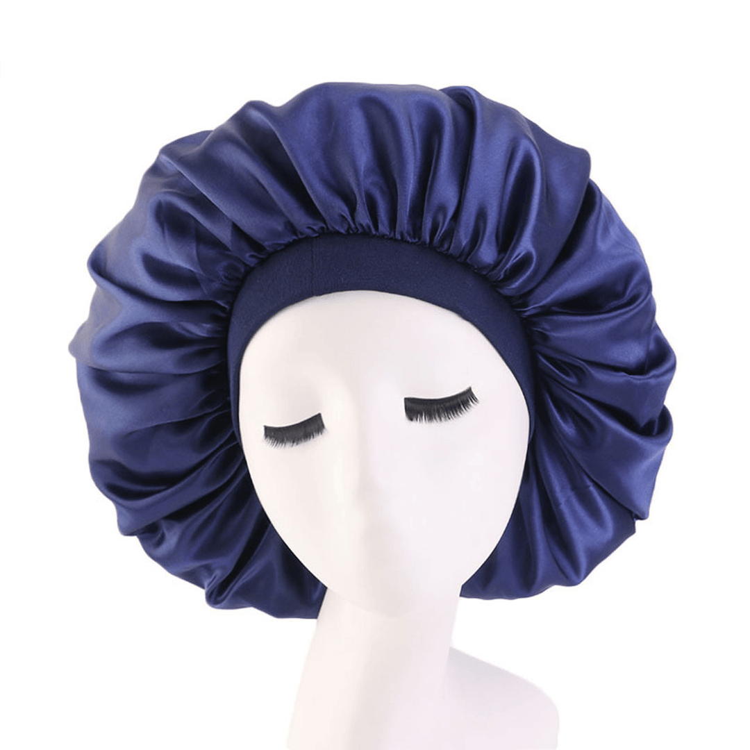 Adjustable Sleep Night Cap Head Cover Hat for Curly Springy Hair Styling Accessories for Lady Sleep Cap Headwrap - MRSLM