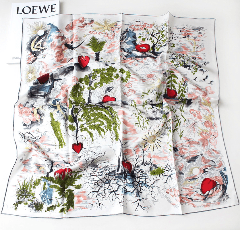 Sweet Temperament Silk Scarf Women - MRSLM